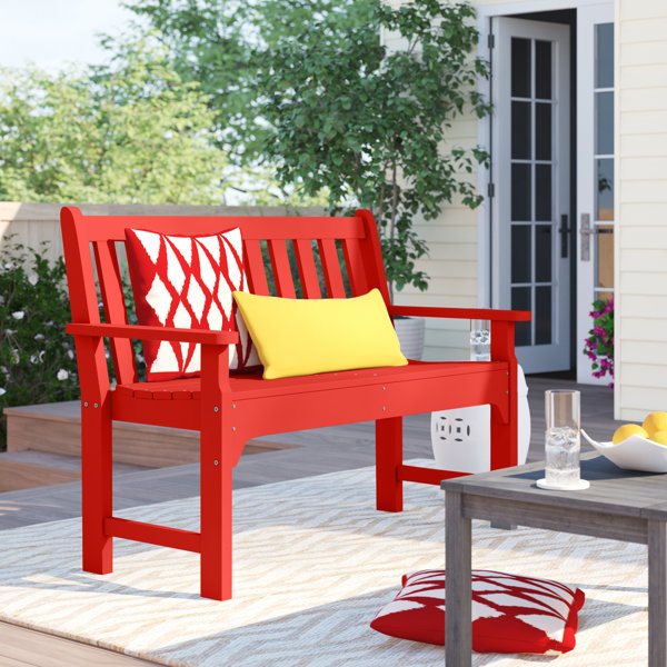 Sol 72 Outdoor™ POLYWOOD® Traditional Plastic Garden Bench & Reviews